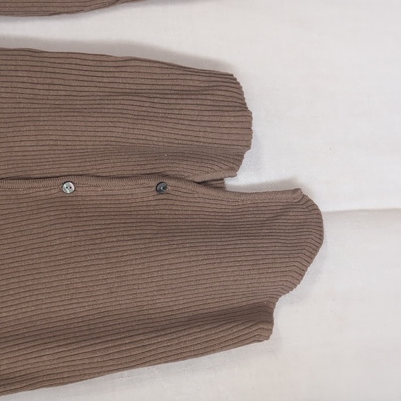 Bu Jian Tan Asymmetrical Button Cardigan Size Small - Picture 3 of 4